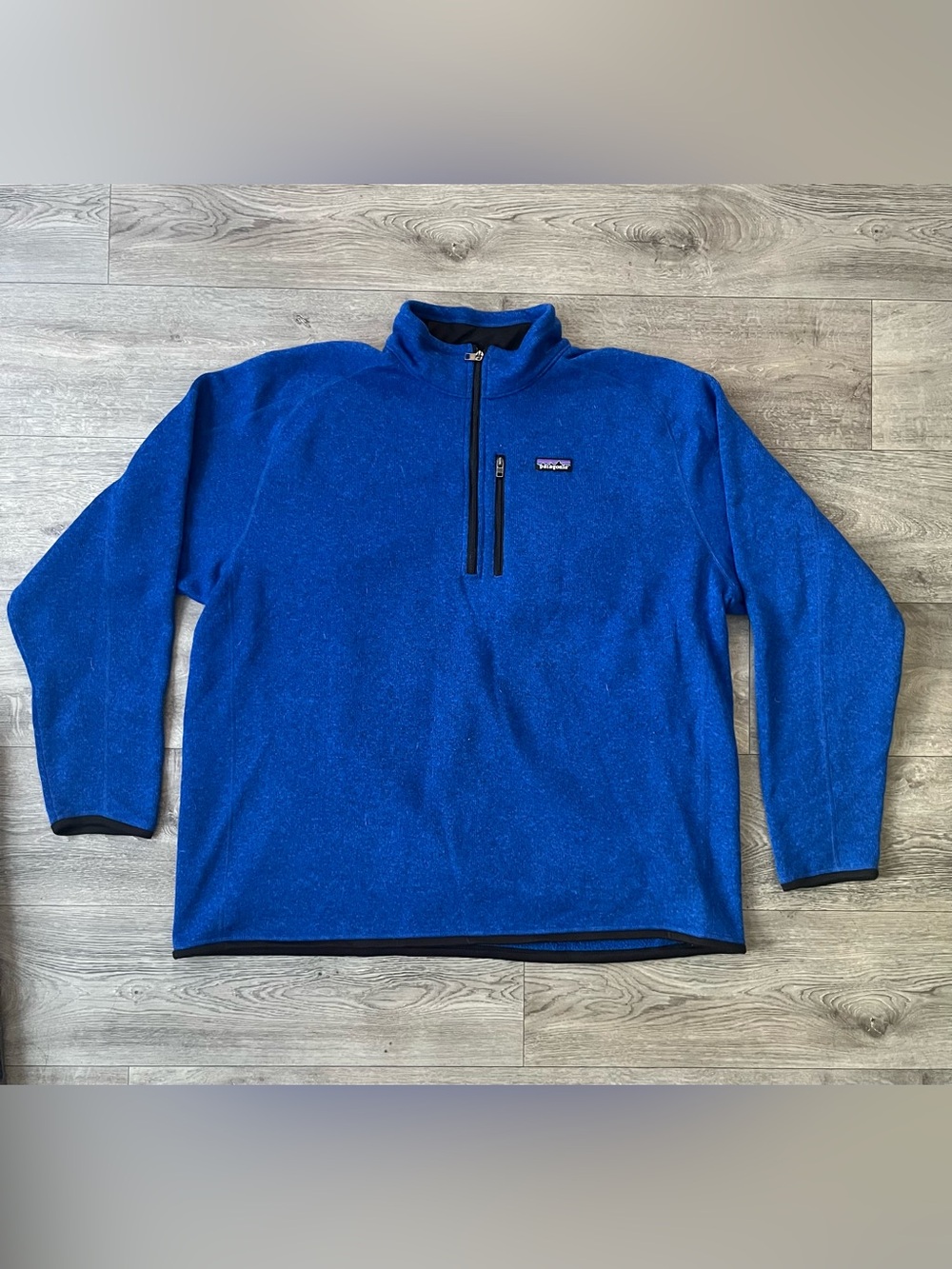 Patagonia Better Sweater 1/4 Zip Fleece Blue 3XL